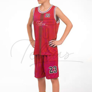 Nouveaux uniformes de basket-ball au design tendance, vêtements de basket-ball très vendus, ensemble d'uniformes de basket-ball pour enfants à séchage rapide - Product Image 2