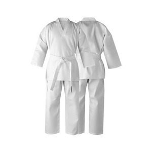 Transpirable cómodo profesional algodón Karate uniforme hecho a medida Judo/artes marciales entrenamiento desgaste Taekwondo incluyendo cinturón - Product Image 1