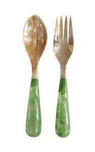 Couverts en bois, cuillère en bois, fourchette, ensemble de couverts, vaisselle en bois, fourchette pour enfants, cuillère à dessert, cuillère à soupe - Product Image 3