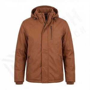 Chaqueta de Invierno Acolchada, Diseño Holgado, Talla Grande, Estilo Urbano, Unisex, con Capucha, Cremallera, Térmica, Gruesa - Product Image 1