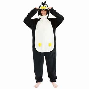 Unisex tutina di flanella per adulti confortevole Costume Cosplay di Halloween animale abbigliamento da notte con cappuccio per gli uomini e le donne - Product Image 6