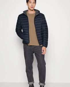 Vestes matelassées imperméables en nylon pour hommes avec capuche, veste matelassée courte pour hommes, logo personnalisé, respirante, matelassée, rembourrée - Product Image 4