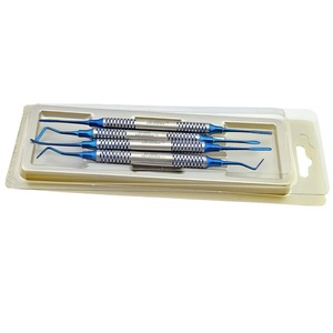 Periotoomes chirurgicaux réutilisables en titane revêtu, certifiés CE par Dogmatic International, pour le lifting gingival par tunnelisation dentaire - Product Image 5