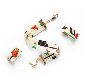 Pulseras de cuentas de semillas hechas a mano más vendidas, joyería de cuentas de perlas únicas, brazaletes populares de cuentas de semillas reales completas - Product Image 4