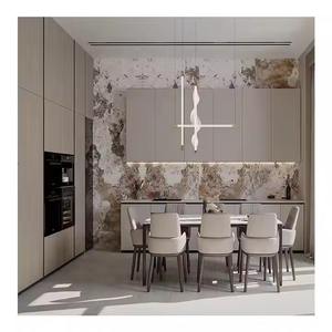 SANYANG, fábrica de Vietnam, tamaño personalizado, RTA coctelera, estilo de madera maciza y MDF, armarios de cocina multifuncionales, diseño de precio al por mayor - Product Image 3