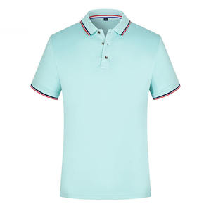 Nuevo Color sólido Verano Hombres Manga corta OEM Regular Fit Transpirable Anti-Pilling Marca Polo - Product Image 4