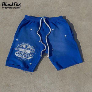 Short d'été de jogging d'extérieur de qualité supérieure pour hommes, lavage à l'acide, nouveau design, attache élastique solide, extérieur entièrement personnalisable - Product Image 5