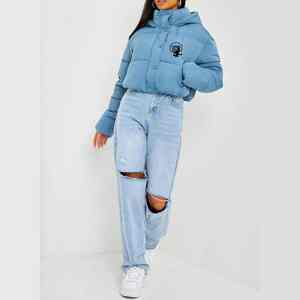 Wholesale UNIQUE GYM WEAR Outdoor New Design Ladies Winter Waterproof Reversible Puffer <b>Jacket</b> for <b>Women</b> - Product Image 2