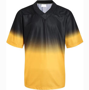 Uniforme de football américain à imprimé recadrée Boxy surdimensionné personnalisé, maillot de football américain - Product Image 2