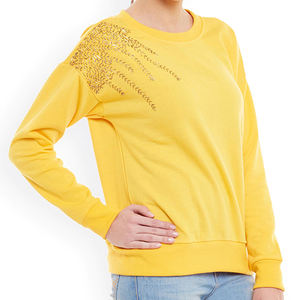 Sudaderas con capucha de secado rápido de alta calidad para mujer, Tops de punto largos cómodos de moda de invierno, talla XS con logotipo frontal - Product Image 5