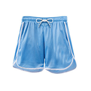 Pantalones Cortos Deportivos Zavi OEM Personalizados para Mujer con Bolsillos y Cremalleras, Talla Personalizada para Gimnasio, Tejido de Malla por Encima de la Rodilla con Bolsillos Laterales con Cremallera - Product Image 1