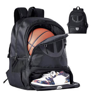Sac de basket-ball en polyester durable, de haute qualité, respirant, léger, confortable, meilleur fournisseur, logo personnalisé imprimé - Product Image 1