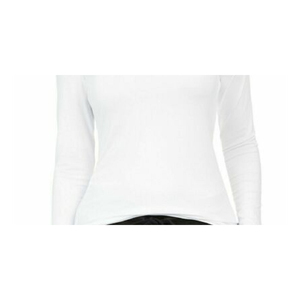 Camiseta Interior Térmica de Manga Larga para Mujer, 32 Grados, Blanca, de Algodón, Talla Grande, Transpirable - Product Image 3