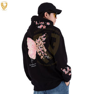 Sudaderas con capucha bordadas con logotipo personalizado para hombre Venta al por mayor Calidad Sudadera con capucha bordada pesada Premium 100% Sudadera con capucha bordada de algodón - Product Image 4