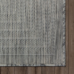 Alfombra de Área Adiva de Polipropileno Tejido Jacquard de Pelo Alto para Interiores/Exteriores, Resistente a la Intemperie y a las Manchas, Fácil de Limpiar - Product Image 6