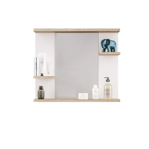 Miroir de salle de bain mural contemporain au design élégant, parfait pour la décoration et le toilettage de la salle de bain élégantes et fonctionnelles - Product Image 1