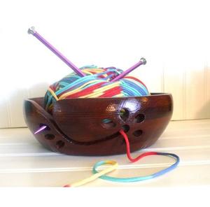 Cuenco de Madera Pulida para Hilos con Acabado Liso para Bodas y Eventos - Product Image 3