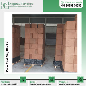 Compra al por mayor de calidad superior de coco Coco Peat Coco Pith 5kg Block para césped y paisajismo - Product Image 3