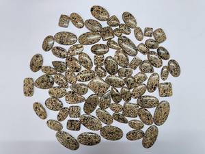 พลอยแจสเปอร์สีดำทรงรีคุณภาพดีที่สุด แบบหลวม สำหรับทำสร้อยคอและเครื่องประดับที่มีเอกลักษณ์ - Product Image 5