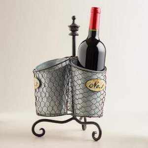 Support à vin mural artisanal au design unique avec rangement pour verres – Vente en gros pour bars, restaurants et hôtels - Product Image 3