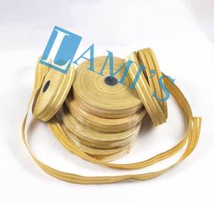 OEM-Cinta de encaje de 5mm a 80mm dorada - Product Image 4