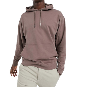 เสื้อฮู้ดดี้ผ้าฝ้าย 100% หนานุ่ม พร้อมงานปักโลโก้ตามสั่ง พิมพ์ลายดิจิทัล แบบยูนิเซ็กซ์ สำหรับฤดูหนาว ทรงโอเวอร์ไซส์ ผ้าฟลีซเรียบ ดีไซน์สำหรับผู้ชาย - Product Image 1