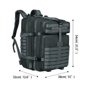 Tactical Backpack 45L Camouflage 1000D Nylon Rucksack <b>Large</b> Capacity Outdoor Travel Hiking Camping <b>Pack</b> - Product Image 1