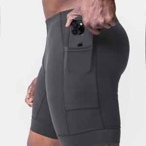 Short d'entraînement pour hommes léger séchage rapide respirant confortable entraînement de gymnastique course Jogging vêtements de sport - Product Image 2
