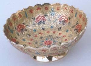 Tazón para Servir Dátiles con Diseño de Chocolate, Artículo Decorativo para Mesa, Estilo Tradicional, Tazón para Servir Fruta de Metal Pulido Brillante - Product Image 4