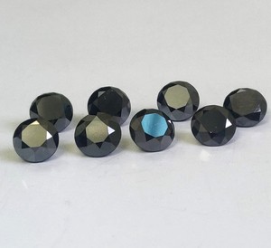 Diamante Negro Natural, Corte Brillante Redondo de 3 mm - Diamante Negro Suelto - Product Image 1