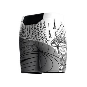 กางเกงขาสั้น MMA แบบ2 in 1แห้งเร็วผ้าสแปนเด็กซ์โพลีเอสเตอร์ซับลิเมชัน - Product Image 3