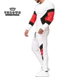 Ensemble de survêtements de fitness en coton 100% absorbant la transpiration et à séchage rapide, nouveau design, vêtements de course et d'entraînement écologiques pour l'extérieur, hiver - Product Image 5