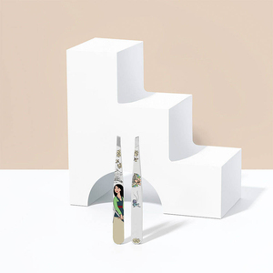 Premium Custom Logo Eyebrow Tweezers Stainless Steel <b>Pointed</b> Lightweight Eco-Friendly Luxury Reusable Hair <b>Remover</b> Women High - Product Image 1