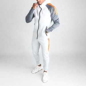 Conjuntos Deportivos Personalizados con Logotipo para Hombre, Chaqueta con Cremallera y Pantalones Jogger de Dos Piezas, Corte Ajustado, para Entrenamiento y Gimnasio - Product Image 3