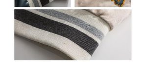 Chaqueta personalizable de invierno de talla grande 5XL para hombre, estilo universitario, Capucha ligera de cuero individual, parches de chenilla bordados a cuadros - Product Image 4