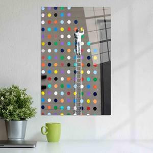 Décoration murale sur toile imprimée avec des graffitis inspirés de Banksy, ART SUR VERRE TÉMPERÉ - Product Image 1