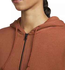 Jersey de mujer informal de manga larga con forro polar Spandex/algodón con capucha de longitud corta otoño calle moda personalizable de punto - Product Image 5