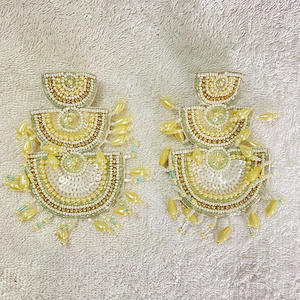 ต่างหูแฟชั่นลูกปัดทำด้วยมือพร้อมไข่มุกบาร็อคธรรมชาติเครื่องประดับทันสมัยสำหรับผู้หญิงเครื่องประดับสำหรับงานปาร์ตี้ที่หรูหรา - Product Image 2