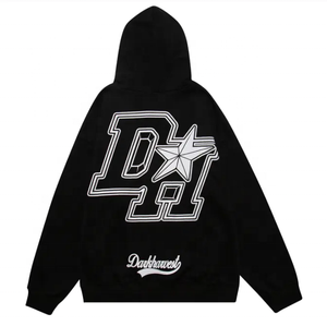 Personalizado Puff impresión 100 nuevo diseño al por mayor de alta calidad de gran tamaño pulóver Tie Dye Sudadera con capucha de algodón al por mayor Sudadera con capucha hombres OEM - Product Image 4