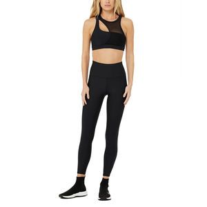 Conjunto de Pantalones de Yoga para Mujer al Por Mayor, de Alta Calidad, Secado Rápido, Duradero, Transpirable, de Poliéster/Nailon, Cintura Elástica, Logotipo Personalizado - Product Image 6