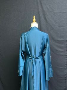Abaya Turca de Lujo 2026, Transpirable, con Lentejuelas, Dobladillo Acampanado, Hecha a Mano con Cristales, para Mujeres Musulmanas, Ideal para Fiestas - Product Image 5