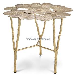 <b>Dark</b> Brown Color Furniture Side Table Home Hotels and Cafe Decorative Luxury New Arrival Coffee Side Table Handmade Furniture - Product Image 2