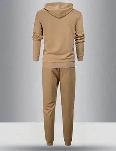 Calidad de lujo 500 GSM Chándal de invierno con cremallera para hombre 100% Algodón Ajuste cómodo Colores sólidos únicos Nueva llegada Venta - Product Image 6