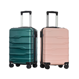 กระเป๋าเดินทางเปลือกแข็ง2105 ABS กระเป๋าเดินทางภายในสะดวกสบายกระเป๋าเดินทางล้อหมุนได้ - Product Image 1