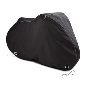 Housse de casque de vélo universelle personnalisée avec logo, pliable, légère, en polyester Oxford, imperméable, avec bandes réfléchissantes - Product Image 1