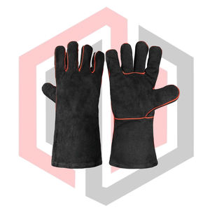 Guantes de Soldadura de Alta Calidad Negros para Soldadura TIG/MIG, Textura Suave, Antivibración, Anticalor, Antiestáticos, Sin Polvo, Sin Silicona - Product Image 1
