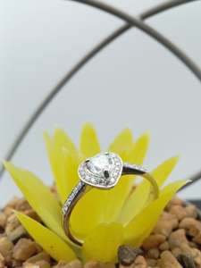 แหวนเพชรโมอิสสำหรับงานแต่งงานประดับเพชรรูปหัวใจสีทอง10K สำหรับแฟนซีชุดเครื่องประดับสวยงามความพึงพอใจใน100% - Product Image 5