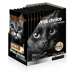 Kantong Suguhan Kucing Basah Alami Makanan Kucing Dalam Saus TUNA & Ayam B54