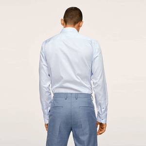 Camisas Casuales de Otoño para Hombre, Estilo Moderno, Cuello en V, Manga Larga, Camisa de Lino, Cuello Alto, Botones - Product Image 6