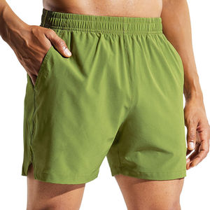 Haute qualité hommes décontracté Fitness Shorts de sport Style Original séchage rapide respirant taille élastique tricoté tissage vêtements de sport - Product Image 1